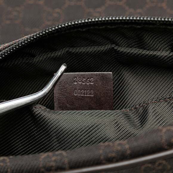 Flap Messenger Bag Gg Canvas Small #214885G73B - Picture 6 of 9